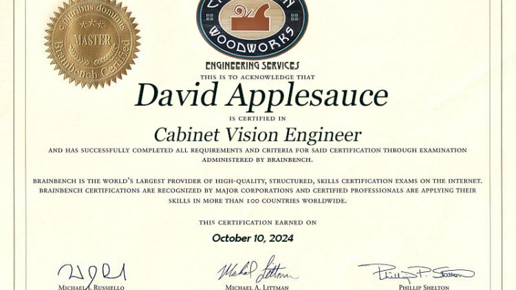 fake certificate